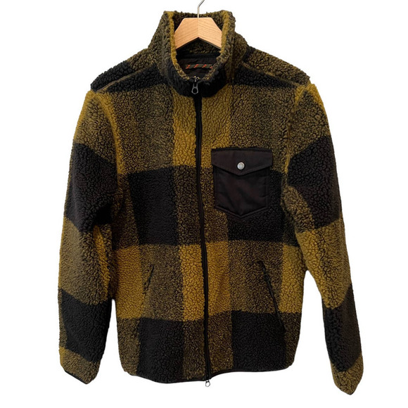 L.L.Bean x Todd Snyder Buffalo Check High Pile Fleece Jacket (S) - Picture 2 of 7